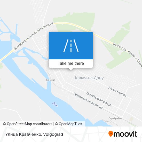 Улица Кравченко map