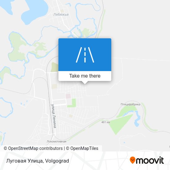 Луговая Улица map