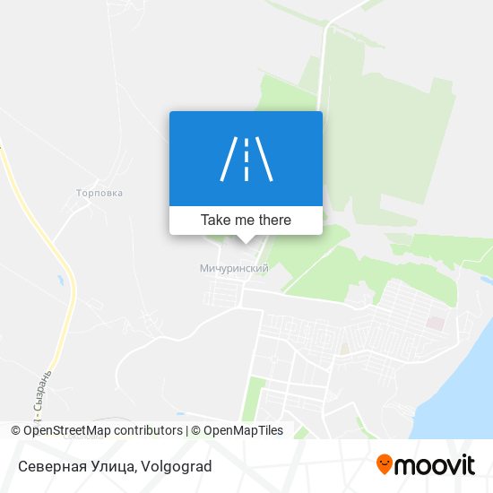 Северная Улица map