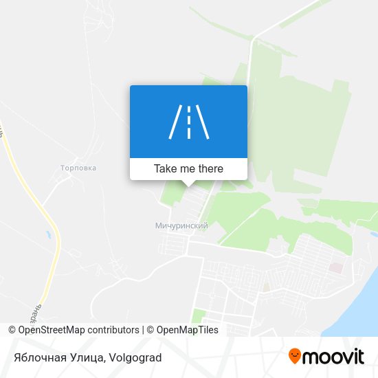 Яблочная Улица map