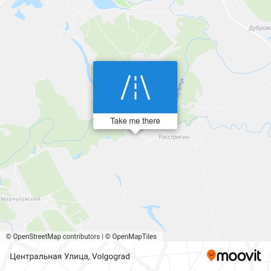 Центральная Улица map