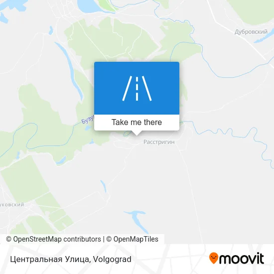 Центральная Улица map