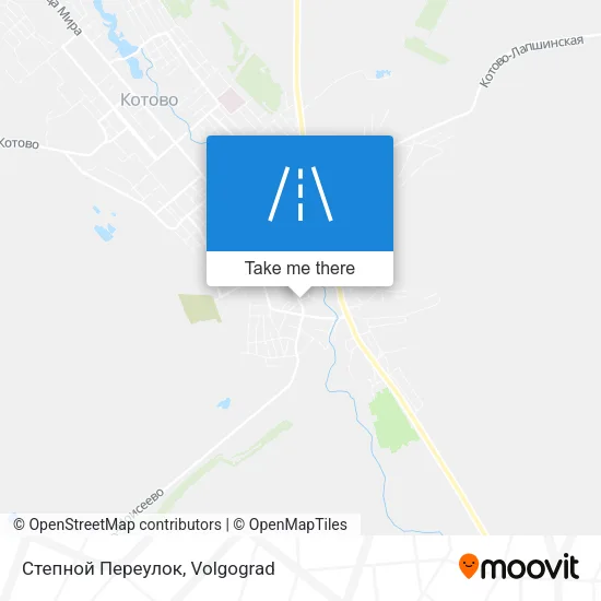 Степной Переулок map