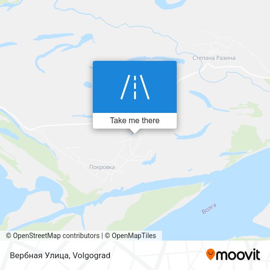 Вербная Улица map