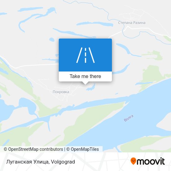 Луганская Улица map