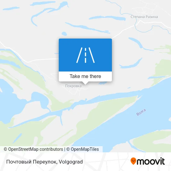 Почтовый Переулок map
