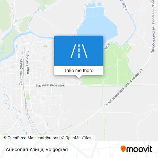 Анисовая Улица map
