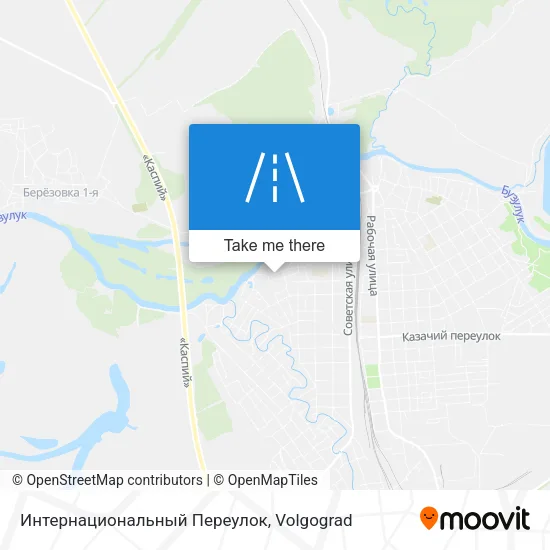 Интернациональный Переулок map