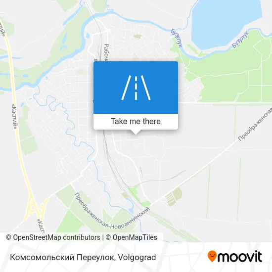 Комсомольский Переулок map