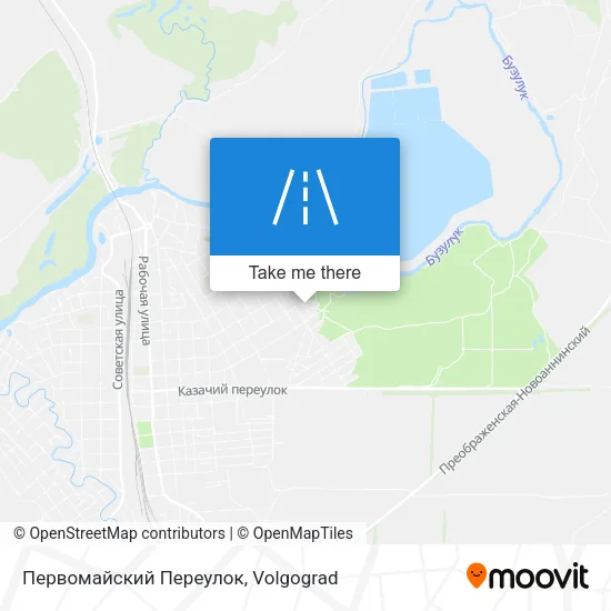 Первомайский Переулок map
