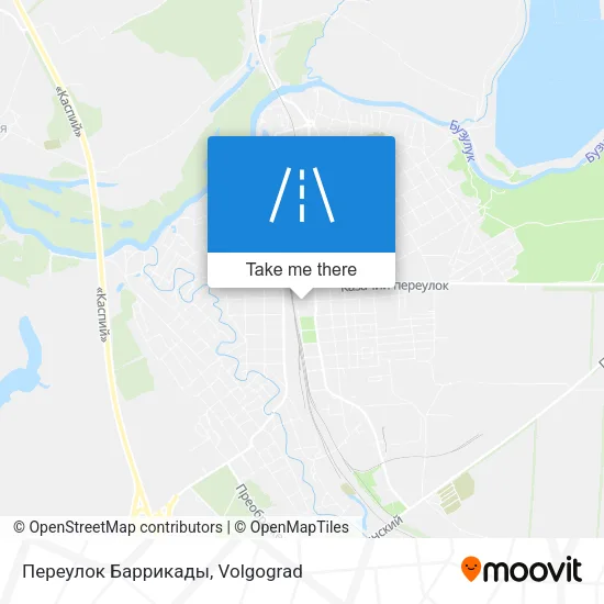 Переулок Баррикады map