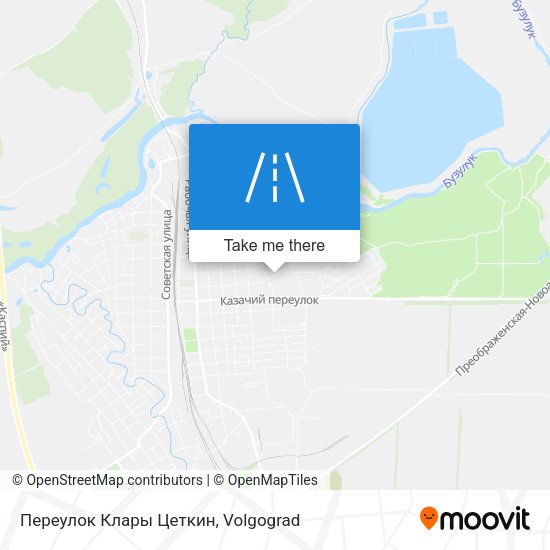 Переулок Клары Цеткин map