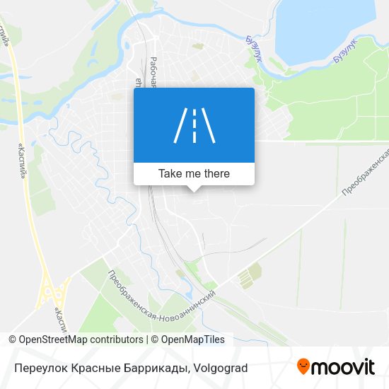 Переулок Красные Баррикады map