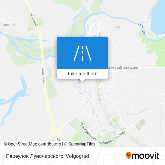 Переулок Луначарского map