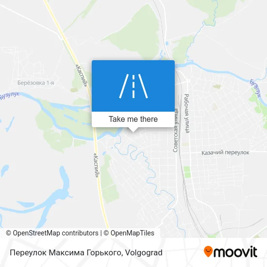 Переулок Максима Горького map