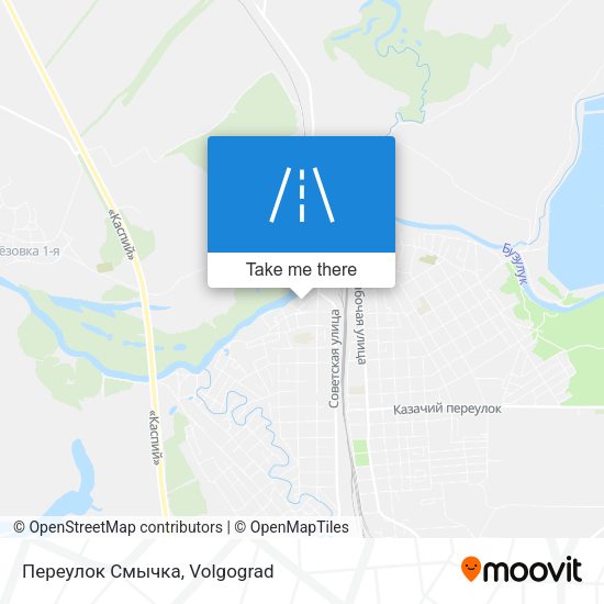 Переулок Смычка map