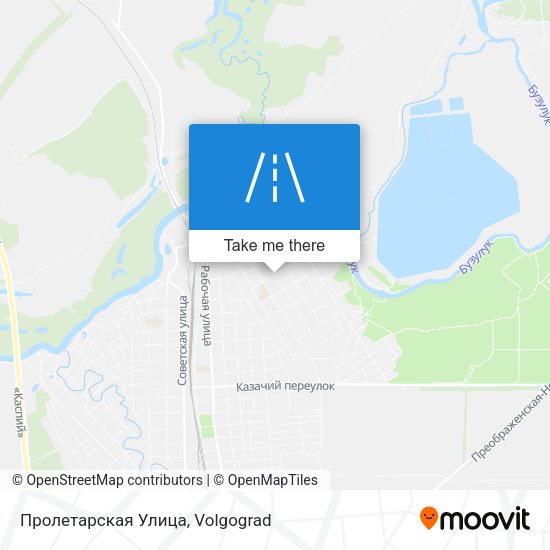 Пролетарская Улица map