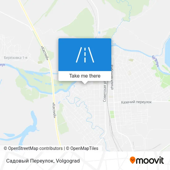 Садовый Переулок map