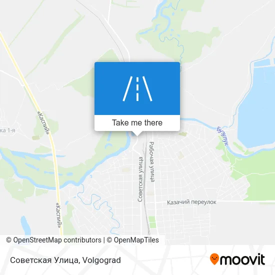 Советская Улица map