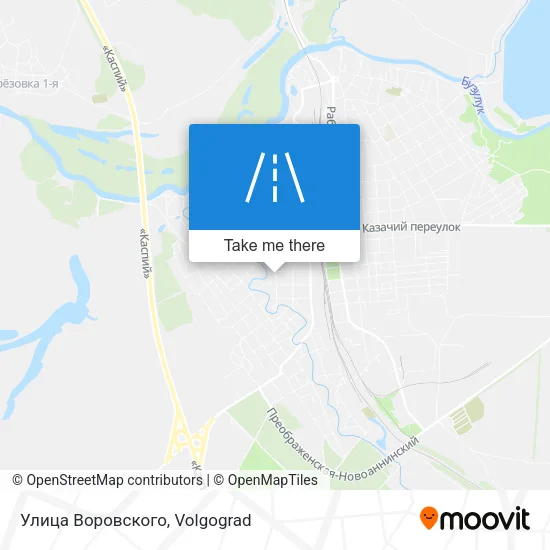 Улица Воровского map