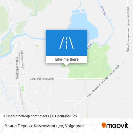 Улица Первых Комсомольцев map