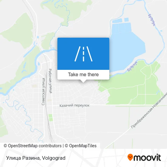 Улица Разина map