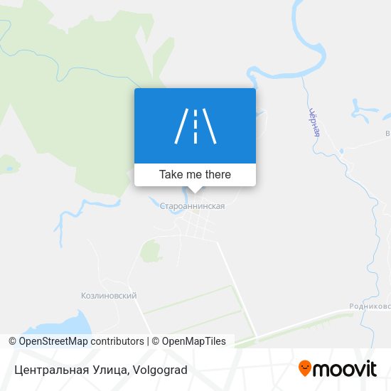 Центральная Улица map