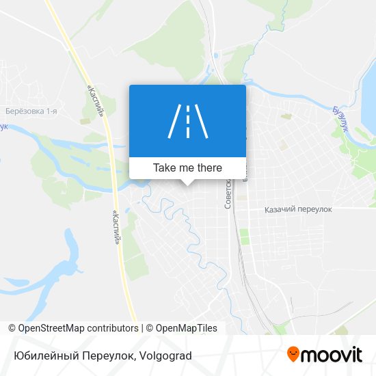 Юбилейный Переулок map
