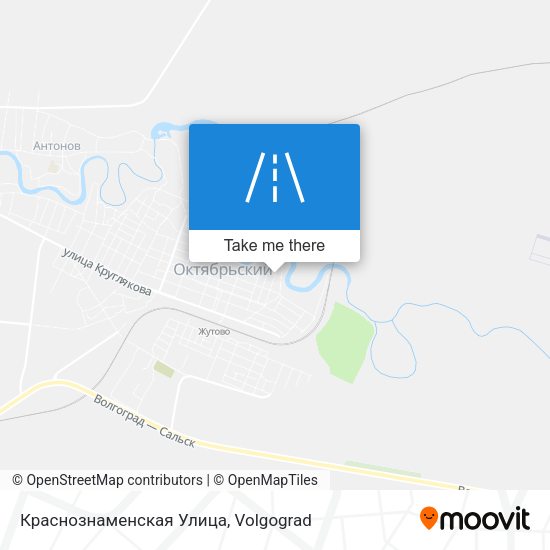 Краснознаменская Улица map