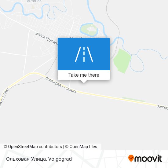 Ольховая Улица map
