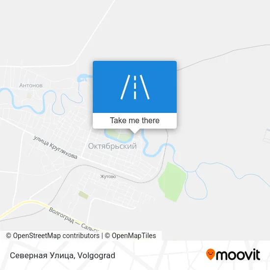 Северная Улица map