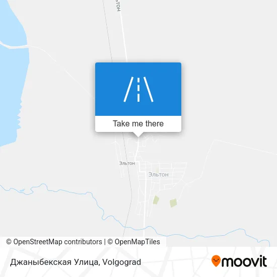 Джаныбекская Улица map