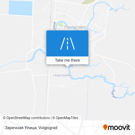 Заречная Улица map
