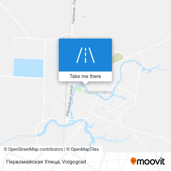 Первомайская Улица map