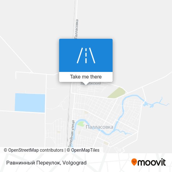 Равнинный Переулок map