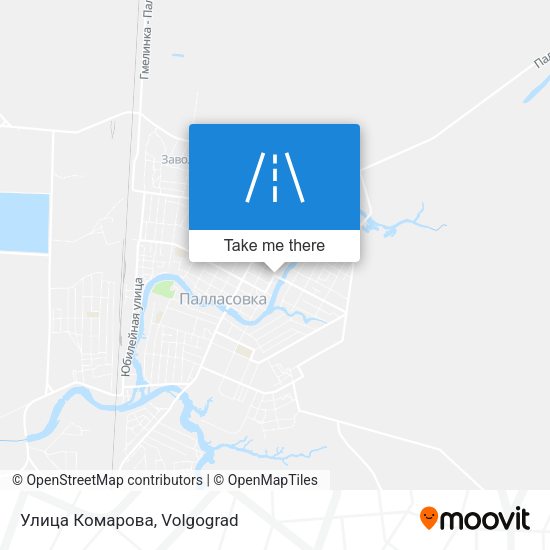 Улица Комарова map