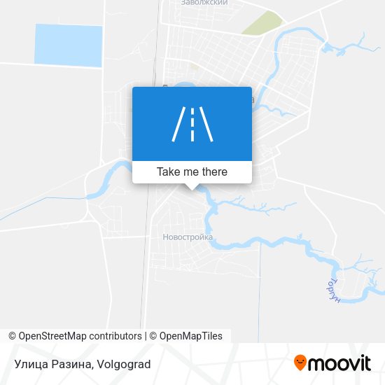 Улица Разина map