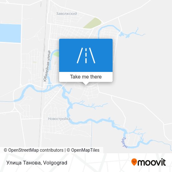 Улица Танова map