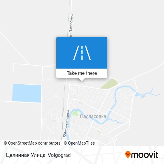 Целинная Улица map