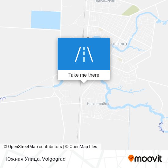 Южная Улица map