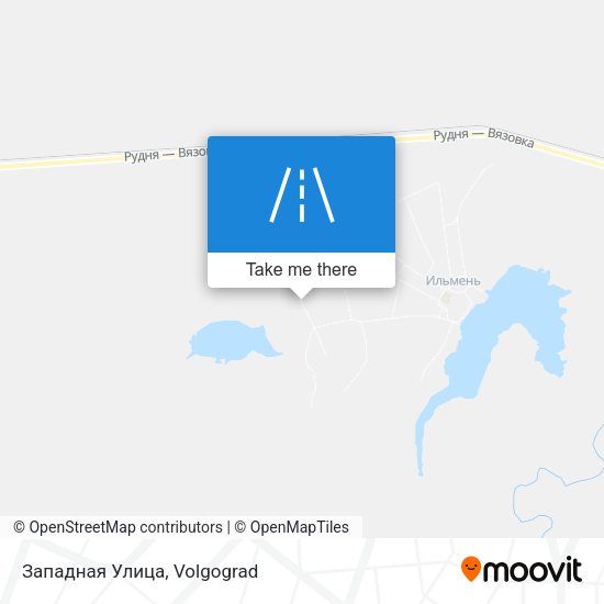 Западная Улица map