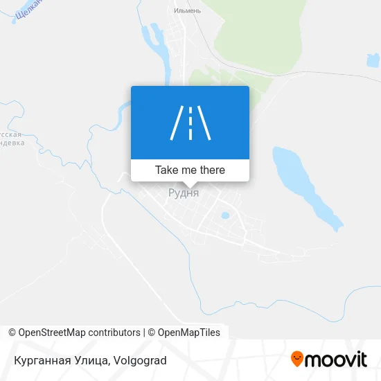 Курганная Улица map
