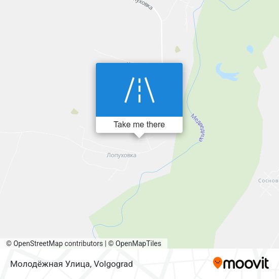 Молодёжная Улица map