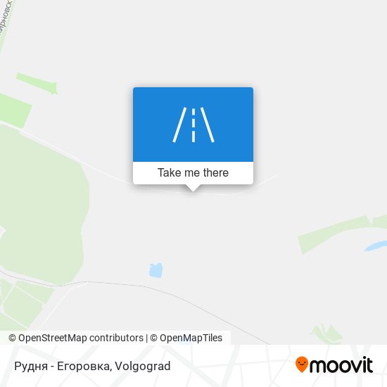 Рудня - Егоровка map