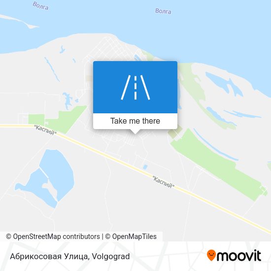 Абрикосовая Улица map