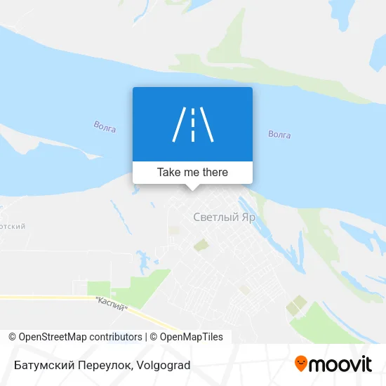 Батумский Переулок map