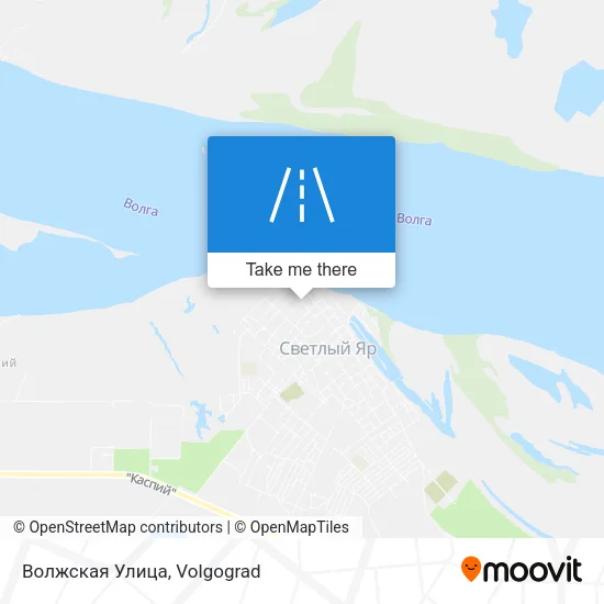 Волжская Улица map