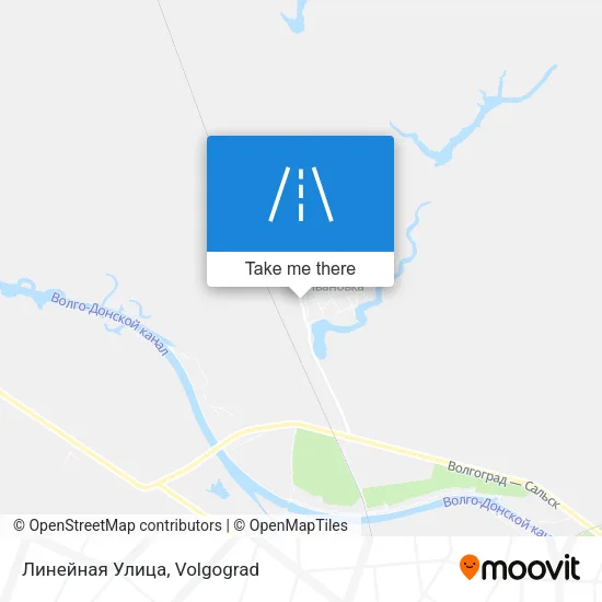 Линейная Улица map