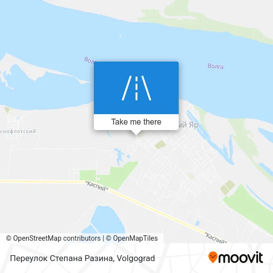 Переулок Степана Разина map