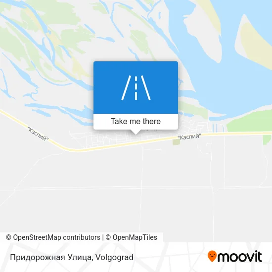 Придорожная Улица map